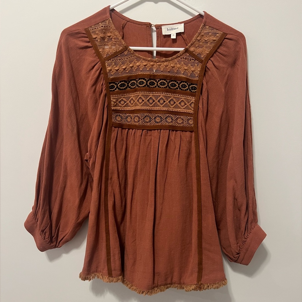 Bohme BOHO Long Sleeve Blouse